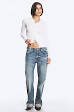 White - Pearl Button Cardigan - 1