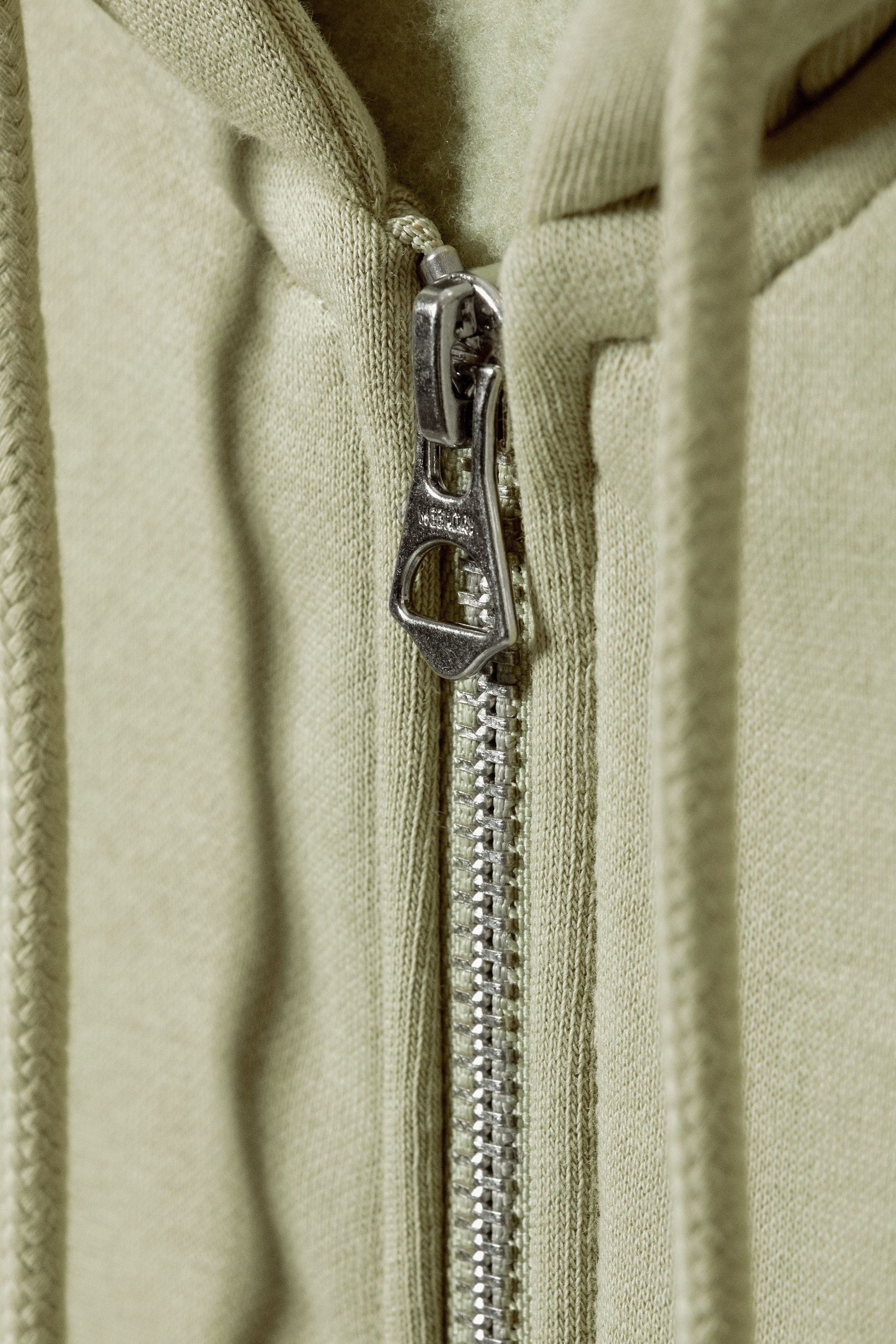 Echte Limette - Oversized-Kapuzenjacke mit Reißverschluss - 2