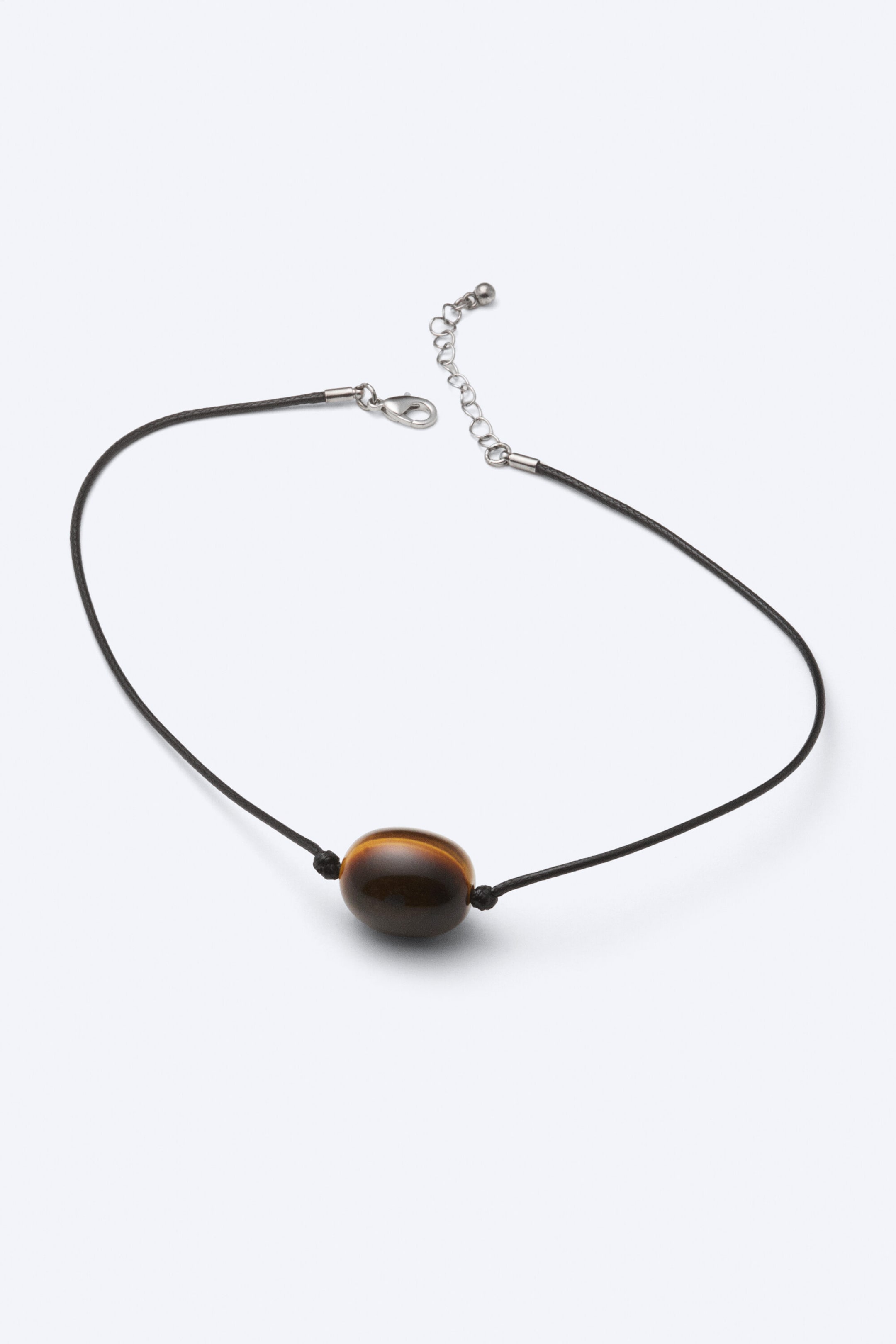 Black + Brown - Beaded Necklace - 2