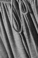 Gråmelerad - Soft Mid-Rise Balloon Trousers - 5