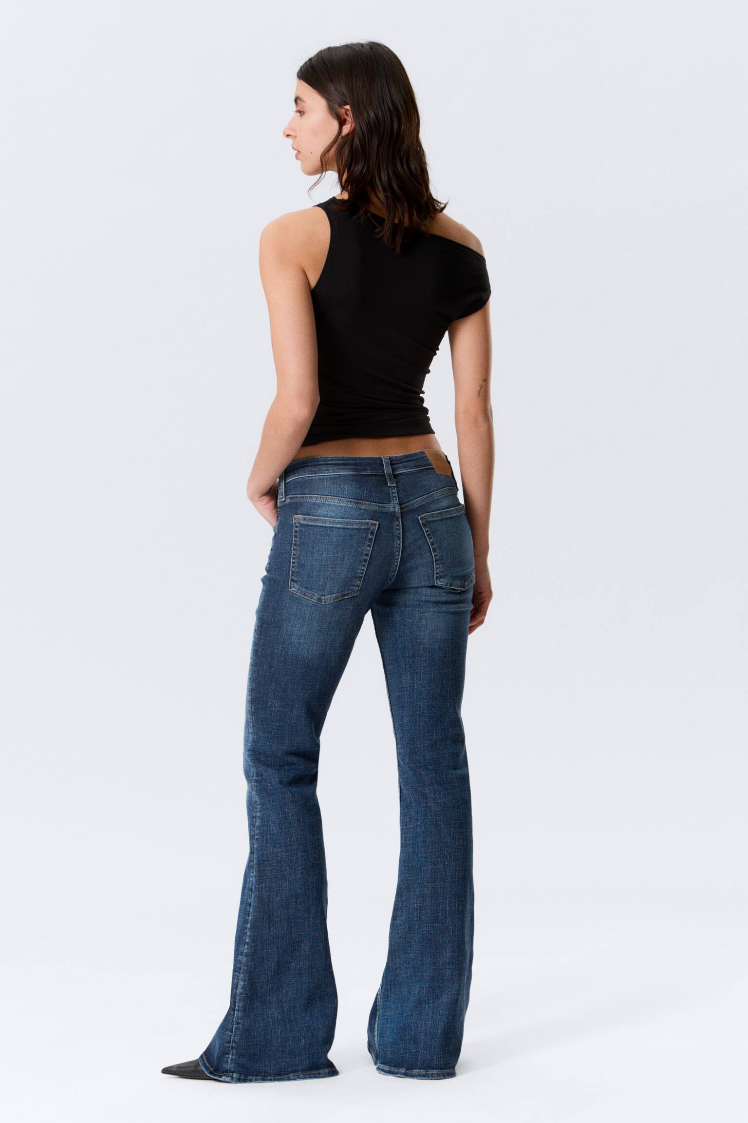 Katsumi low waist slim flared leg jeans - Peak Blue - Mellanblå/Climb Blue - Ljusblå/Phantom Black - Svart/Desert Blue - Mörkblå - 5