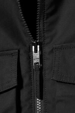 Black - Frank Cargo Pocket Jacket - 1