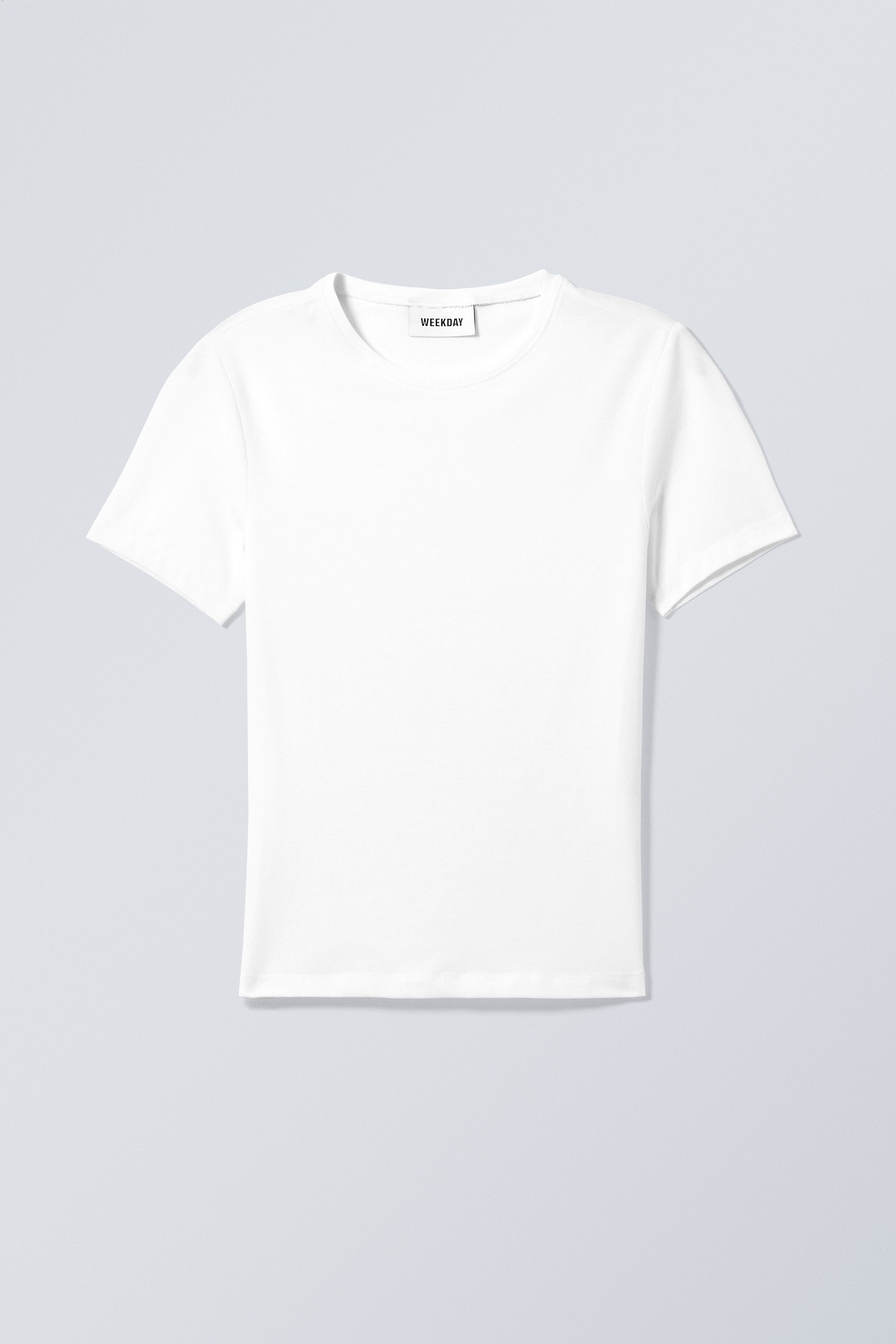 White - Slim Fitted T-shirt - 3