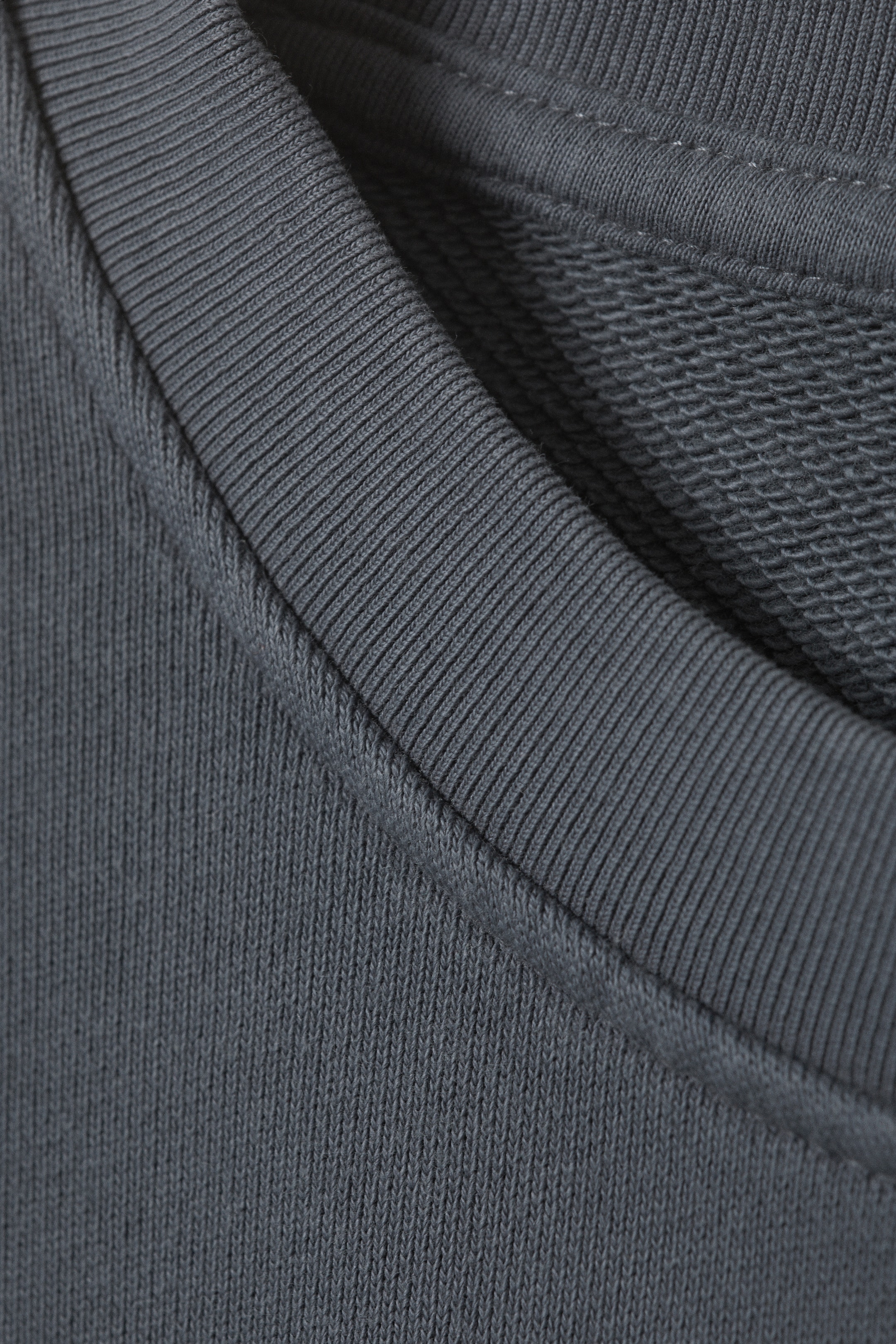 Grotere afbeelding bekijken: Boxy sweatshirt van zware badstof - Dark Dusty Blue - HEREN | H&M BE 2
