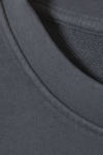 Dark Dusty Blue - Boxy Heavyweight Terry Sweatshirt - 4