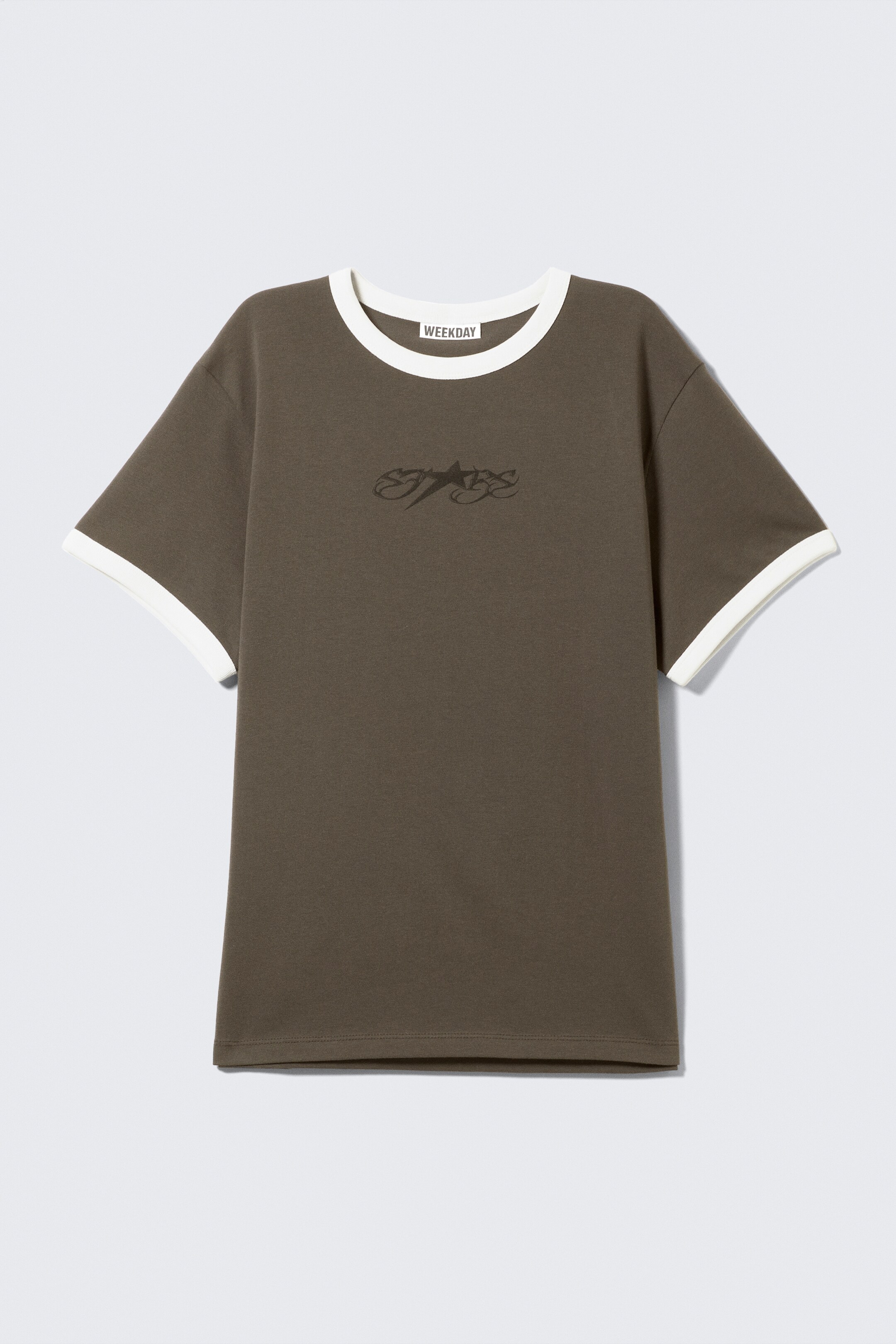Ingrandisci l'immagine: Graphic T-shirt - Dark Grey - Stars - UOMO | H&M CH 1