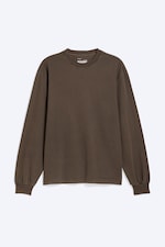 Dark Brown - Relaxed Long-Sleeved T-shirt - 3