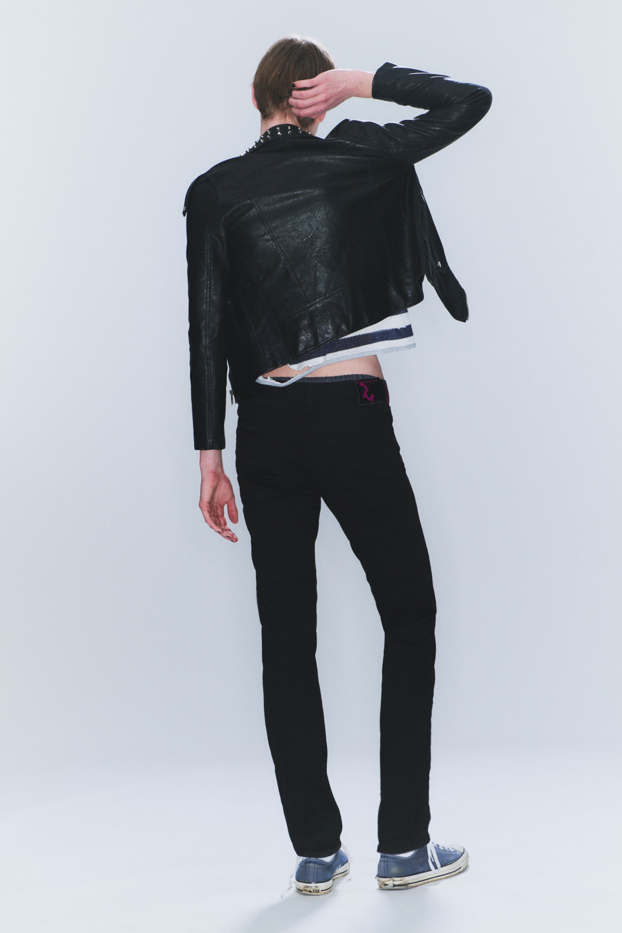 Extra Black Rinse - Sleeze Low Waist Skinny Jeans - 2