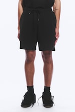 Black - Relaxed Terry Shorts - 3