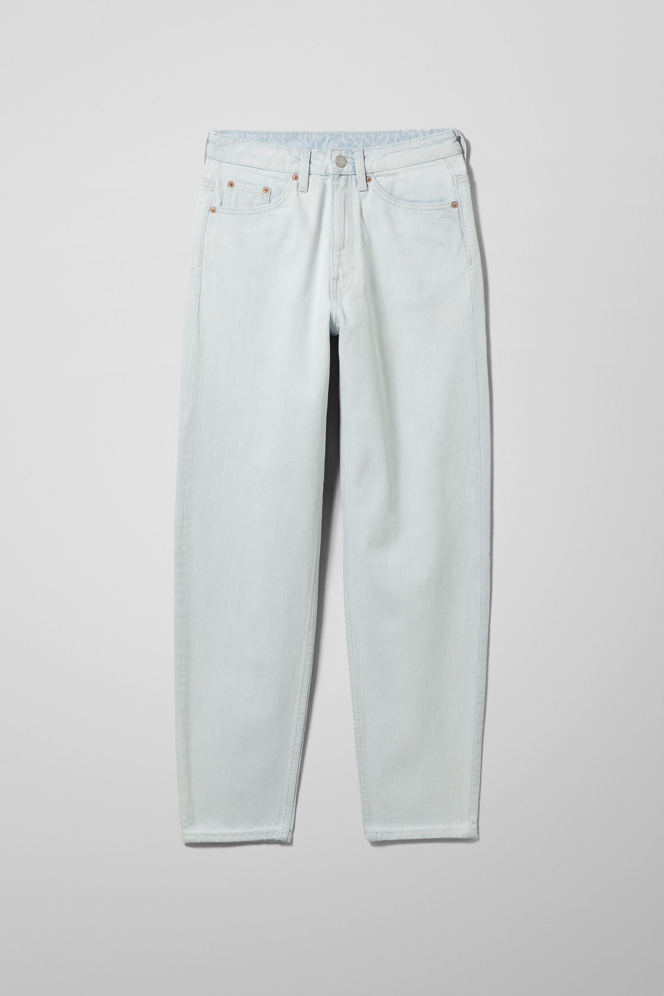 Blue - Lash High Waisted Regular Tapered Leg Jeans - 0