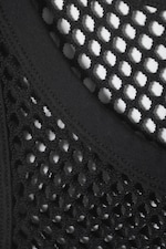 Black - Mesh Tank Top - 1