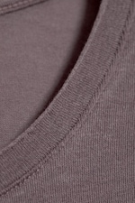 Washed Purple - Locker geschnittenes Longsleeve - 5