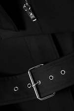 Noir - Trench technique superposé - 8