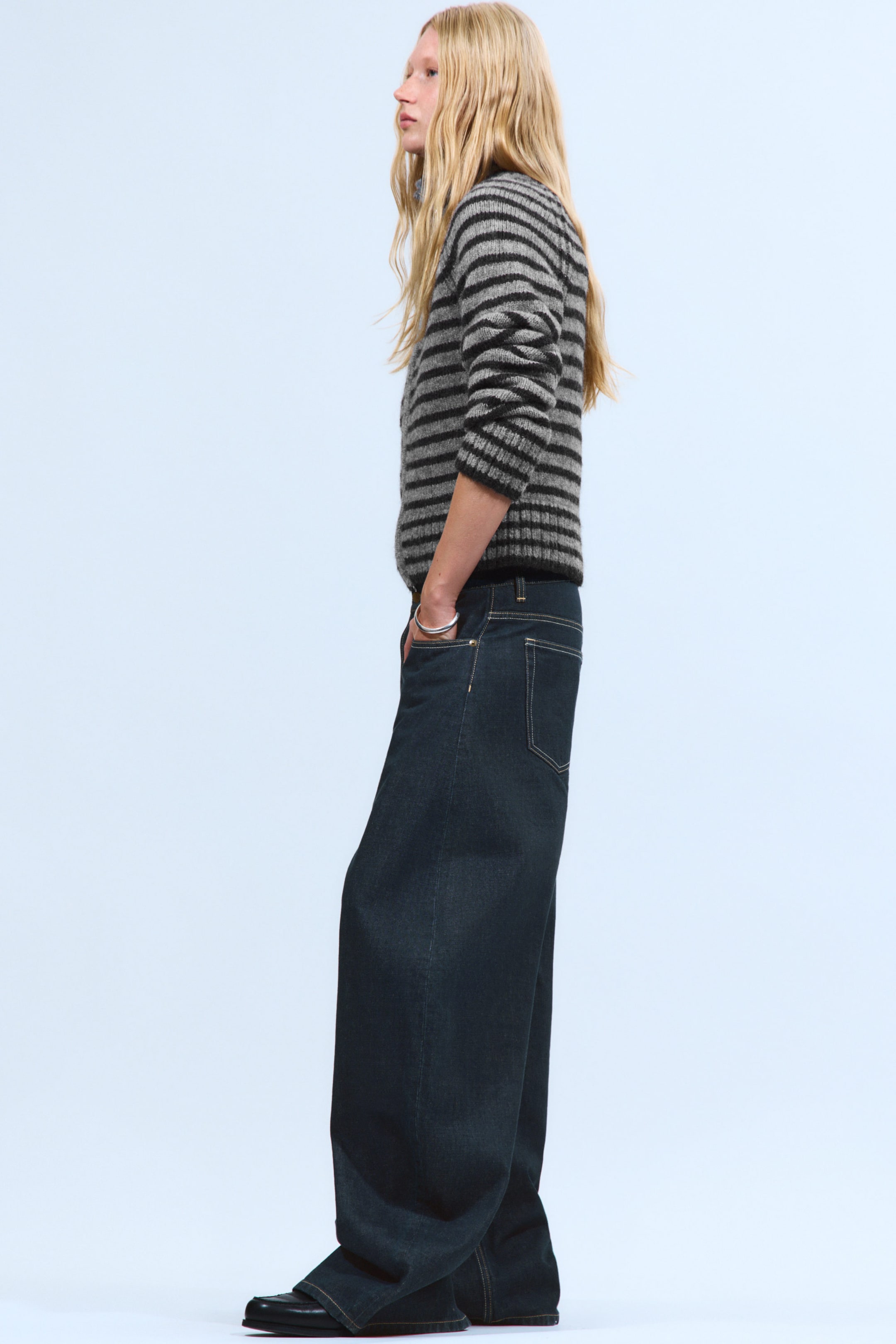 Blau - Solera – Lockere Barrel-Jeans - 3