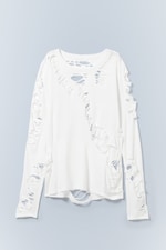 Off-white - Cut-Out Long Sleeve T-shirt - 0