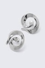 Silver - Twist Earrings - 2