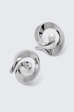 Silver - Twist örhängen - 1