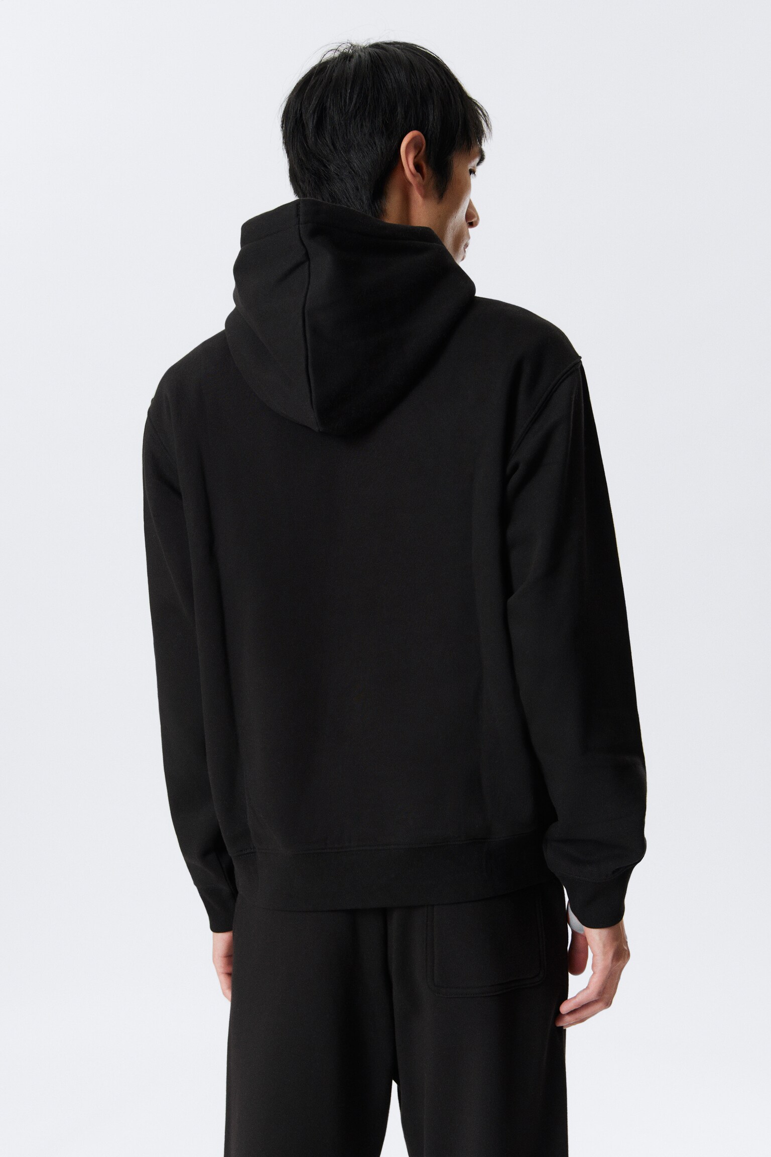 Classic Hoodie - Black/Grey Melange - 4