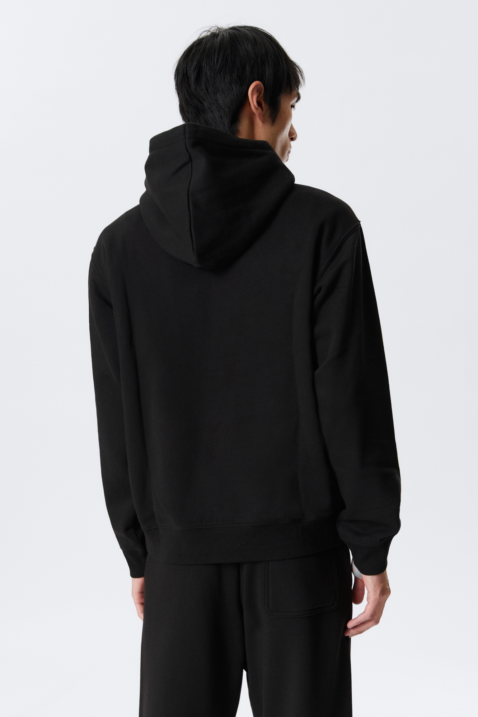 Classic hoodie - Svart/Gråmelerad - 5