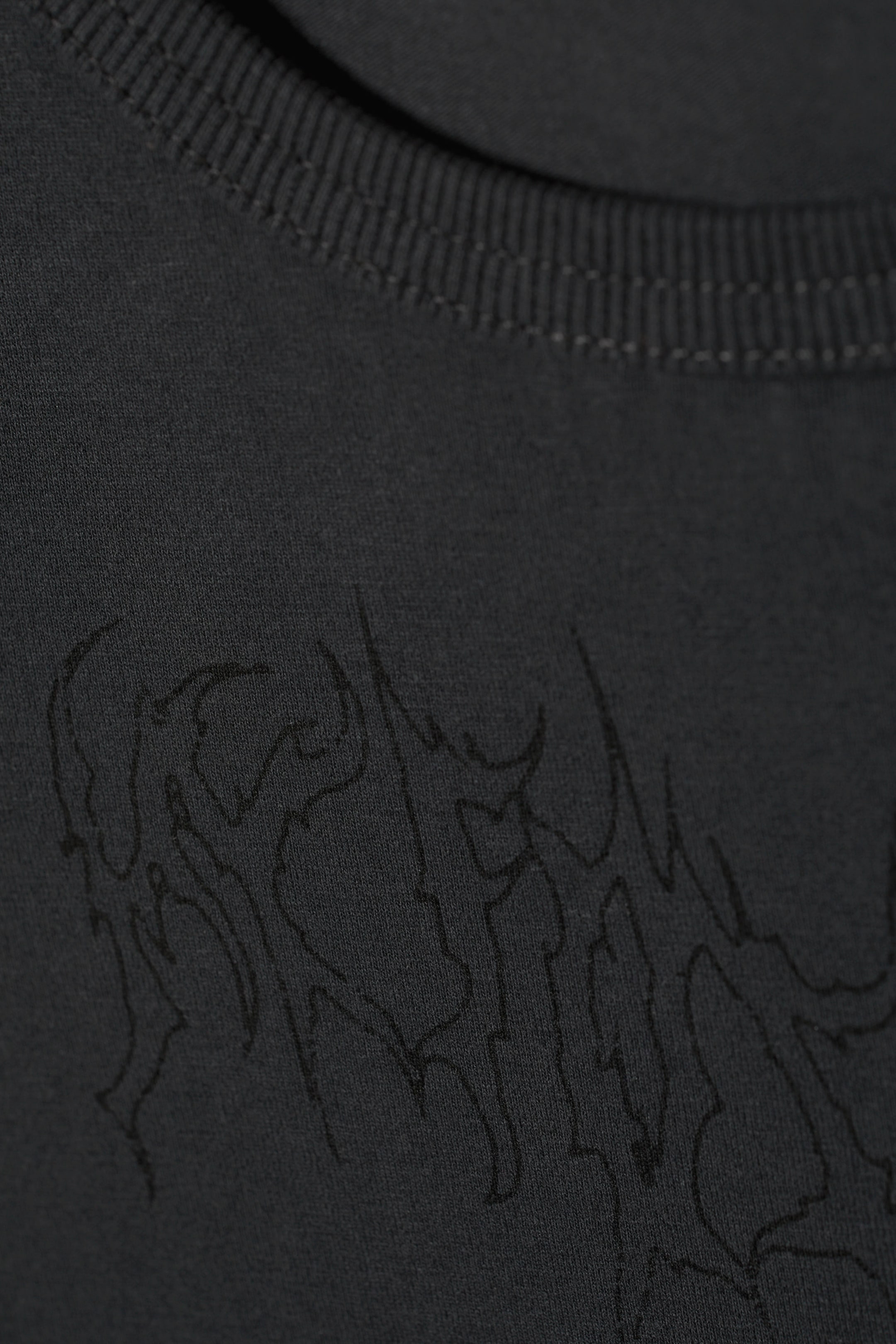 Spirited Dark Grey - Bedrucktes enganliegendes Trägertop - 1