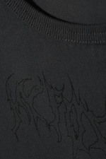 Spirited Dark Grey - Bedrucktes enganliegendes Trägertop - 1