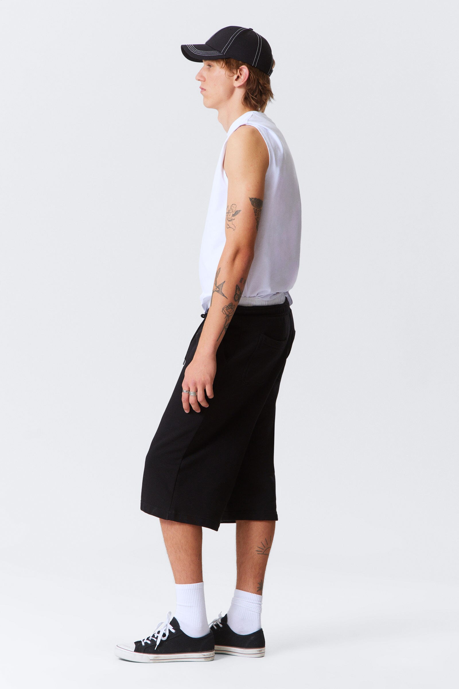 astro loose terry shorts - Black | Weekday WW