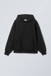 oversized heavyweight hoodie - Black | Weekday WW