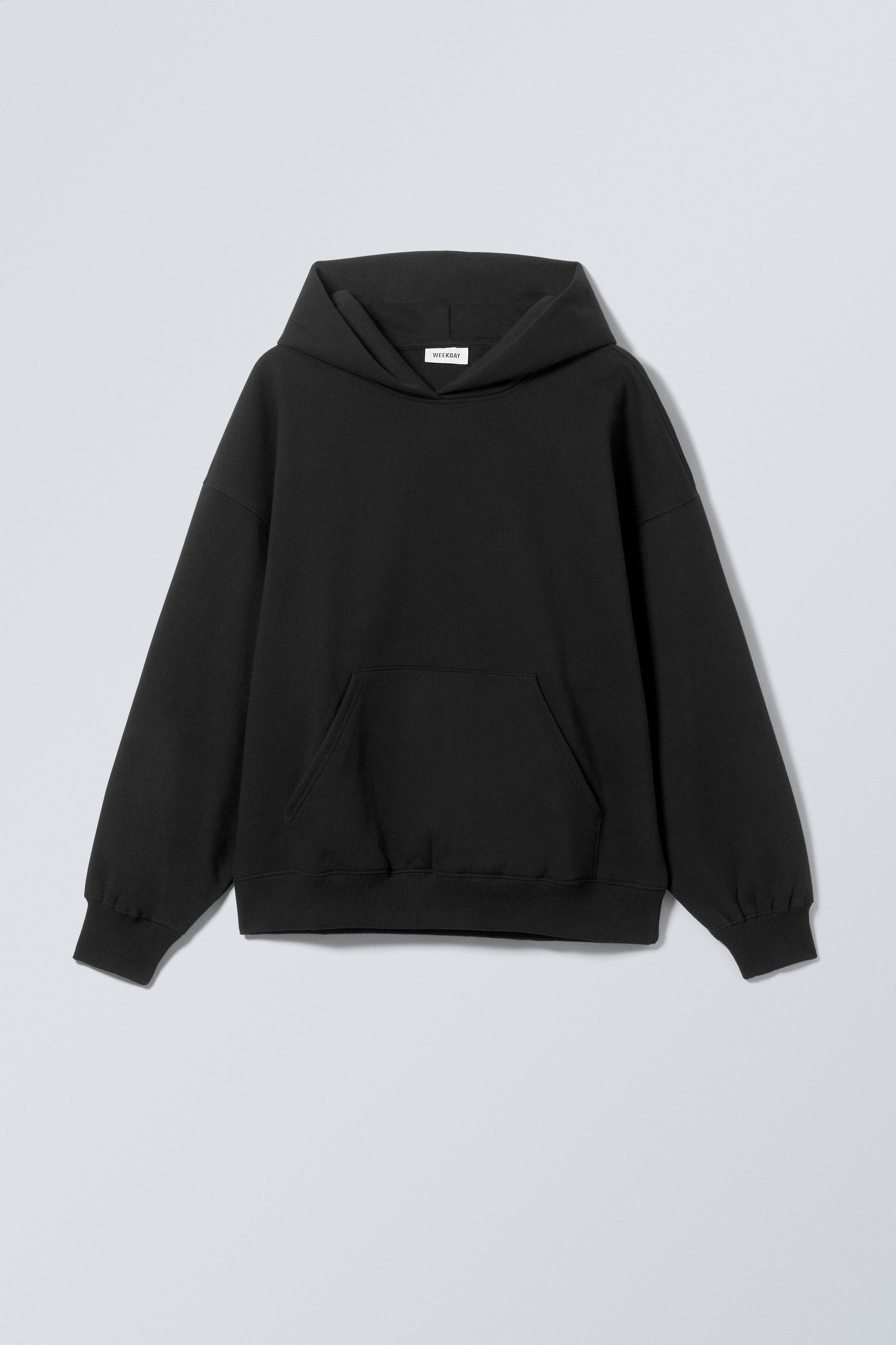 oversized heavyweight hoodie - Black | Weekday WW