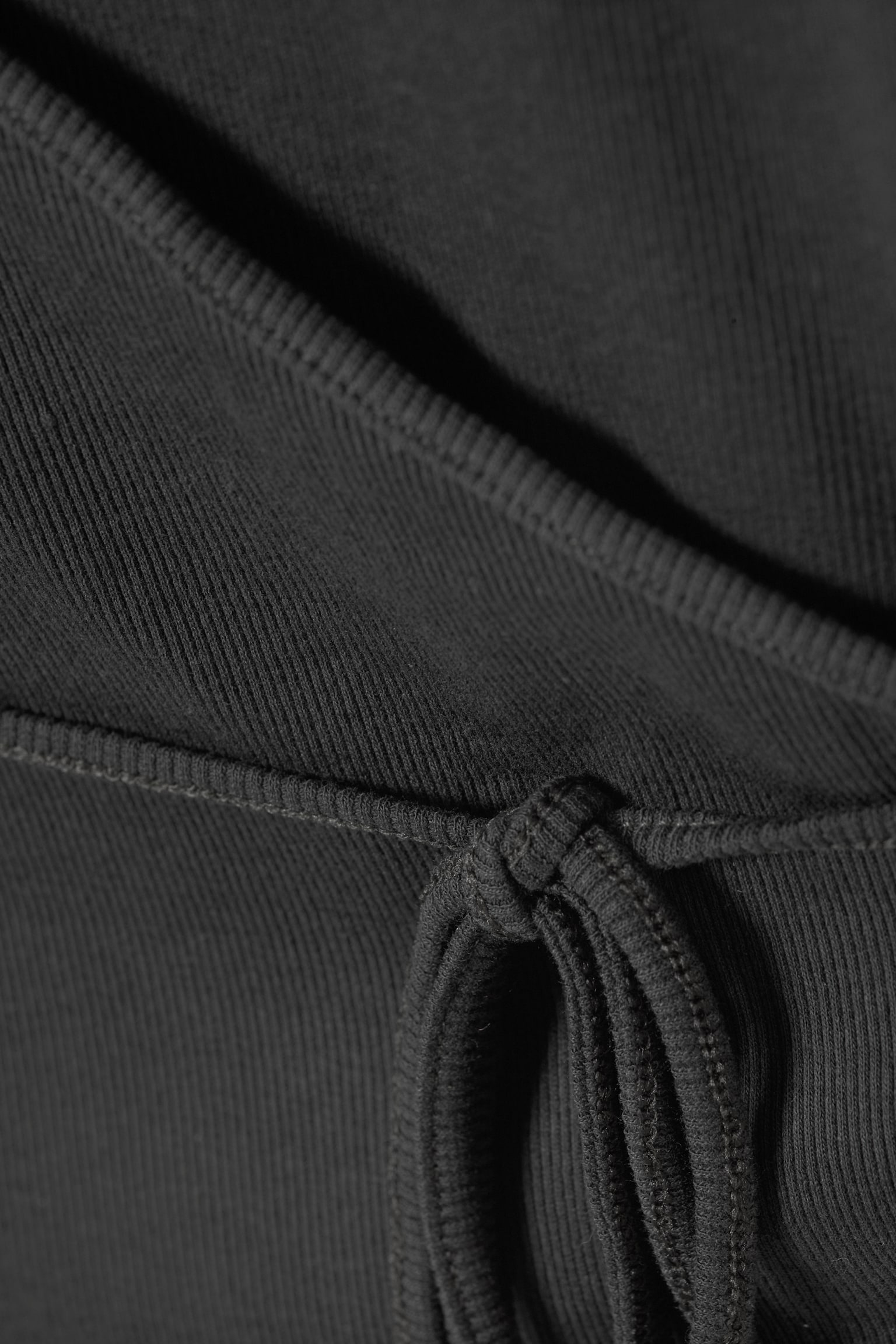 Top con lazo - Gris oscuro/Gris jaspeado - 4