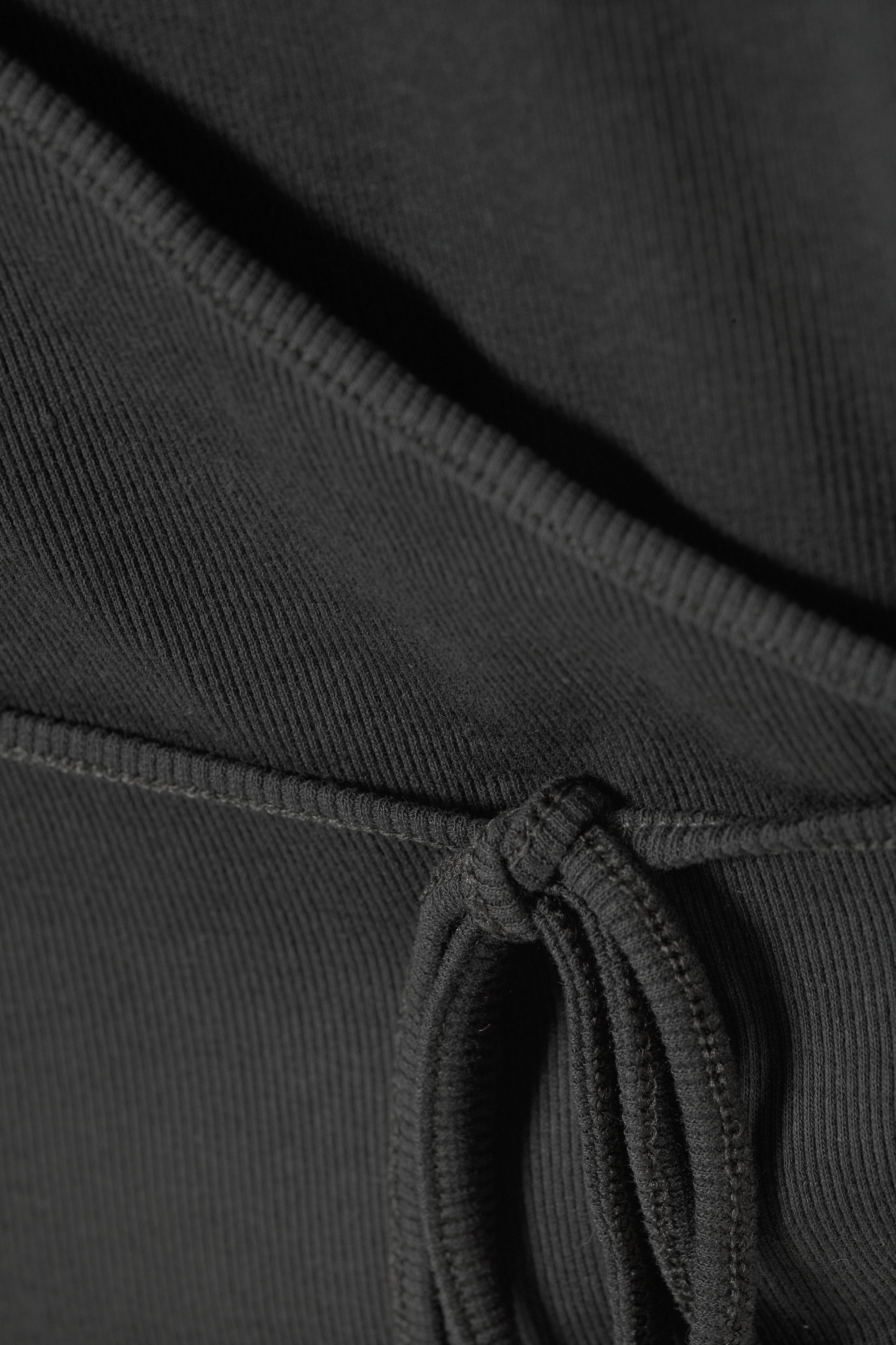 Dark Grey - Wrap Halter Top - 5