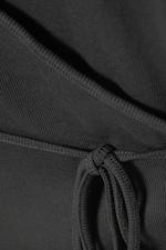 Dunkelgrau - Neckholder-Top mit Wickelverschluss - 5