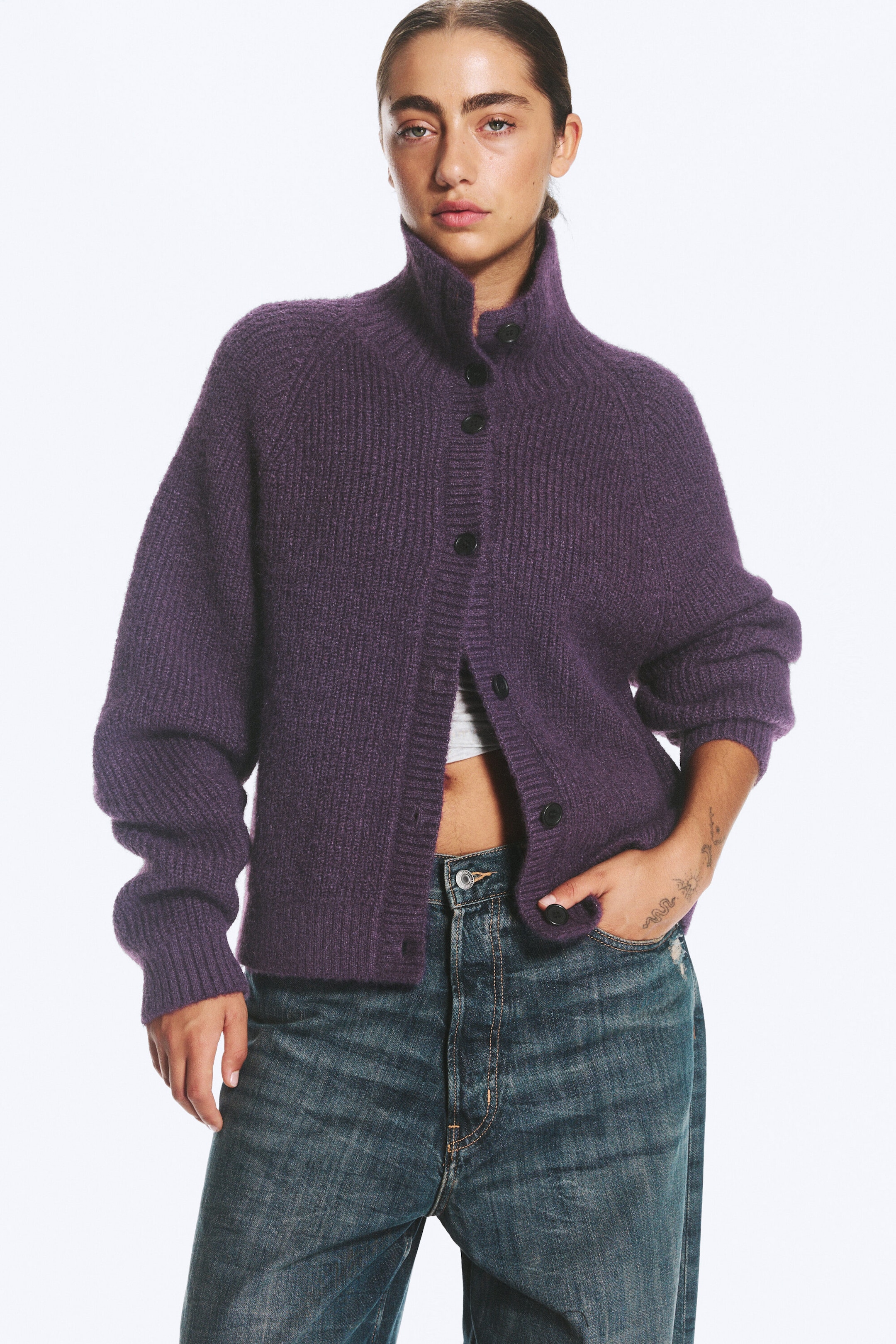 Lilac - Cardigan boutonné - 1