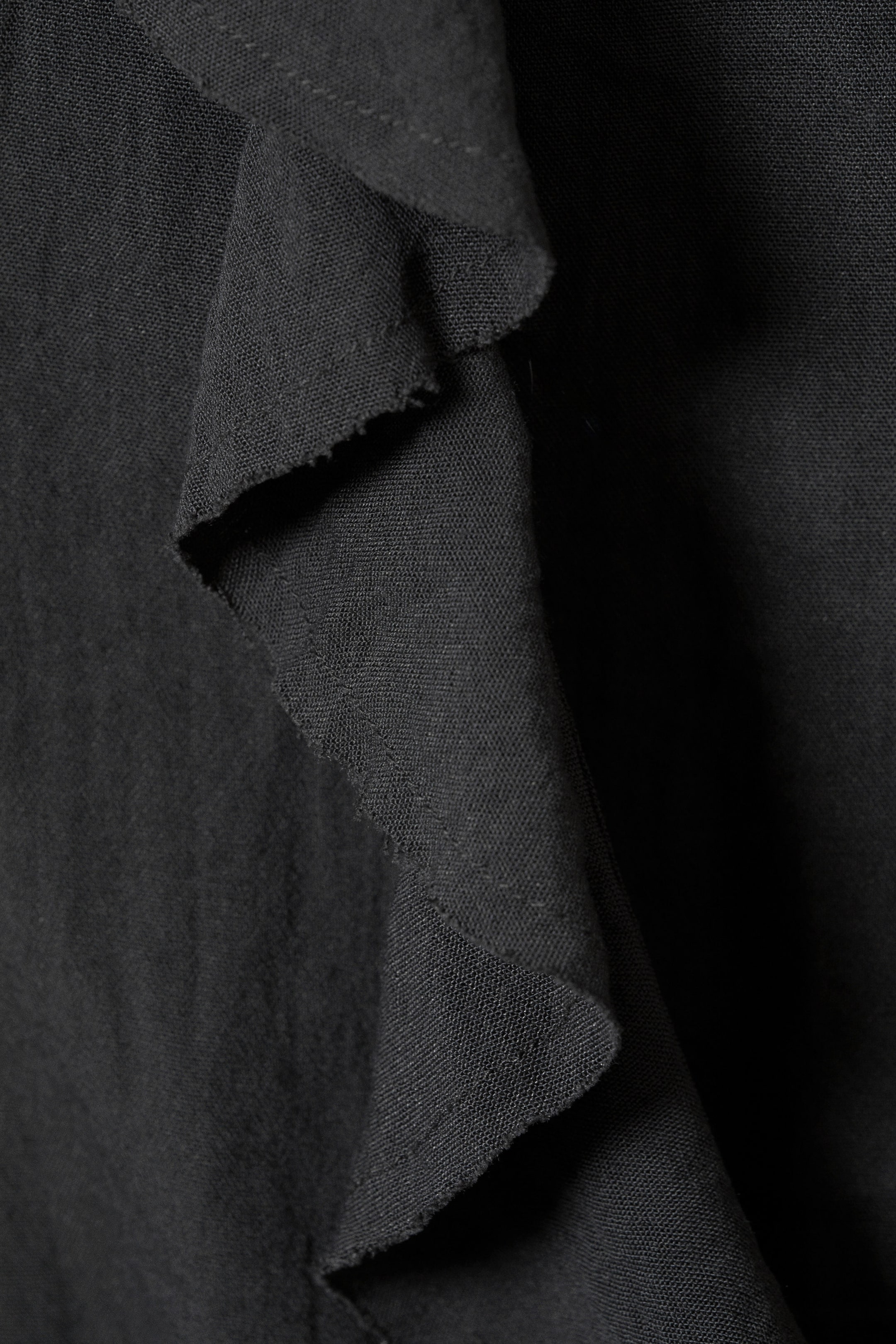 Dunkelgrau - Gerüschtes Oberteil mit Schnürung vorne - 4