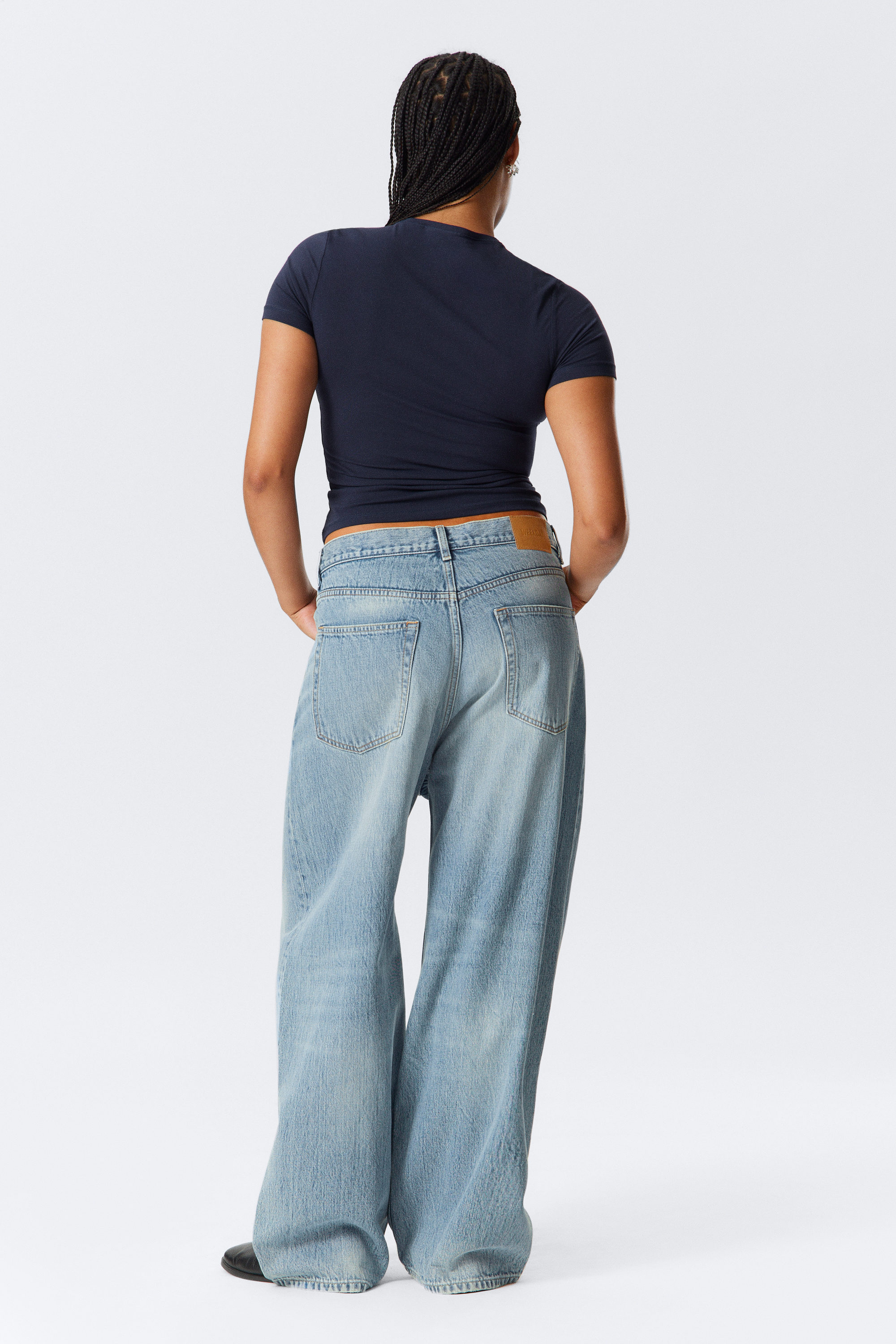 Mörkblå - Slim Fit T-shirt - 2