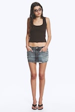 Dusk Blue - Dunkelblau - Jeans-Minirock - 0