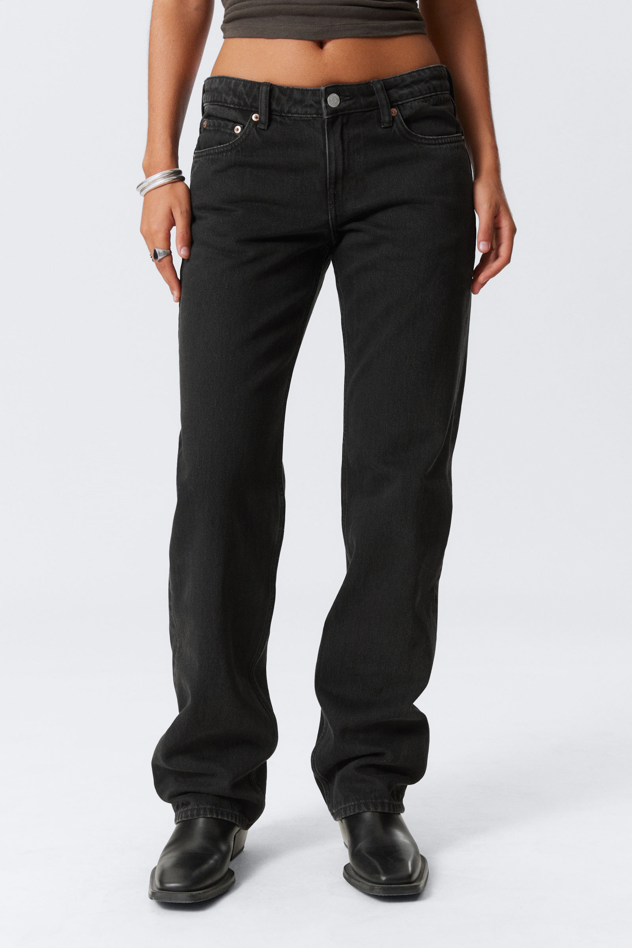 #272628 - Arrow Low Rise Regular Straight Leg Jeans - 2