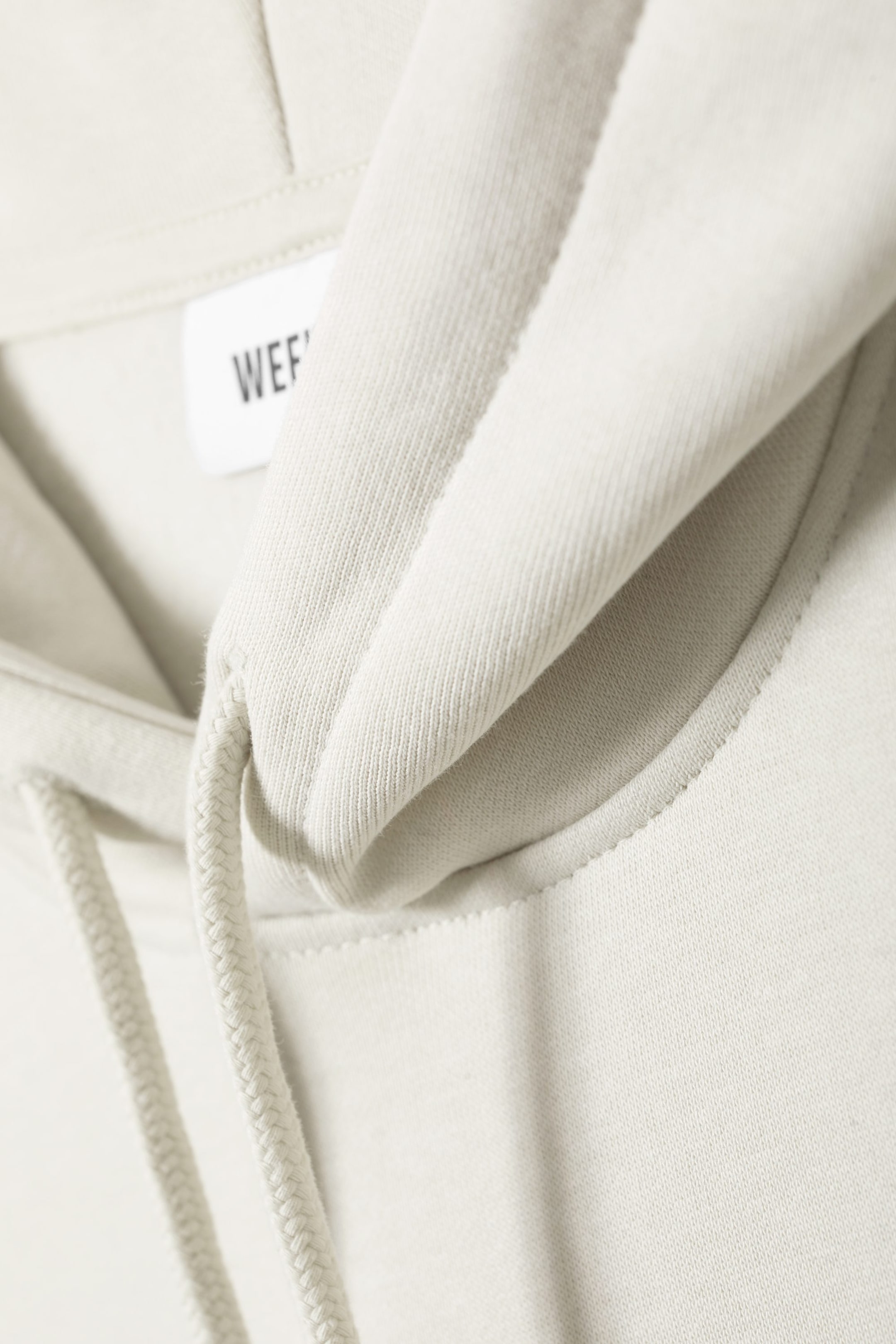 Cremeweiß - Oversized Midweight Hoodie - 1