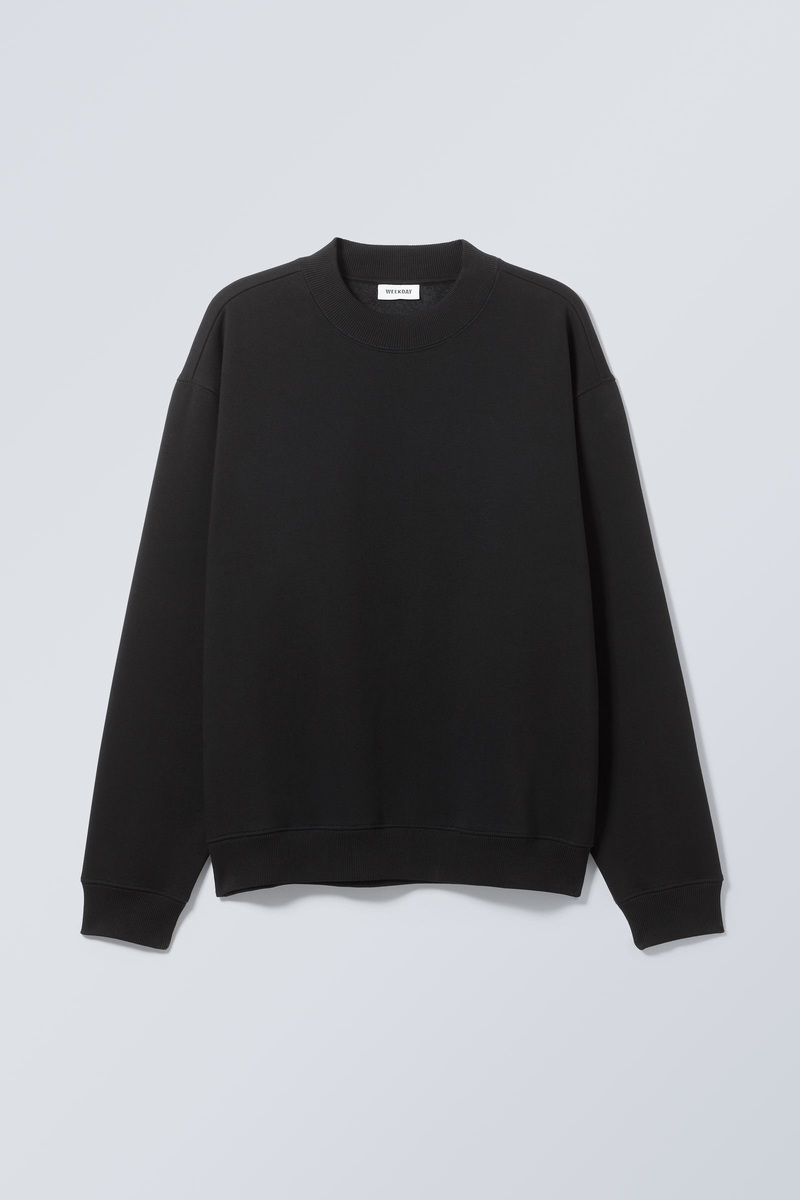 WEB限定カラー relaxed heavyweight sweatshirt - Black | Weekday WW トップス