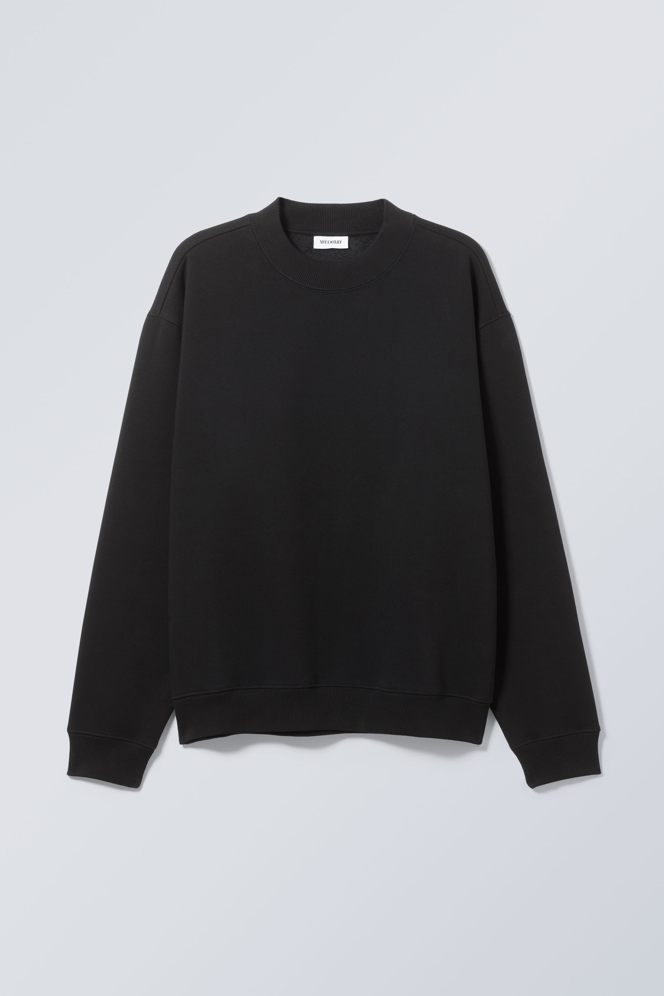 Vis større bilde: Avslappet, kraftig collegegenser - Svart - HERRE | H&M NO 1