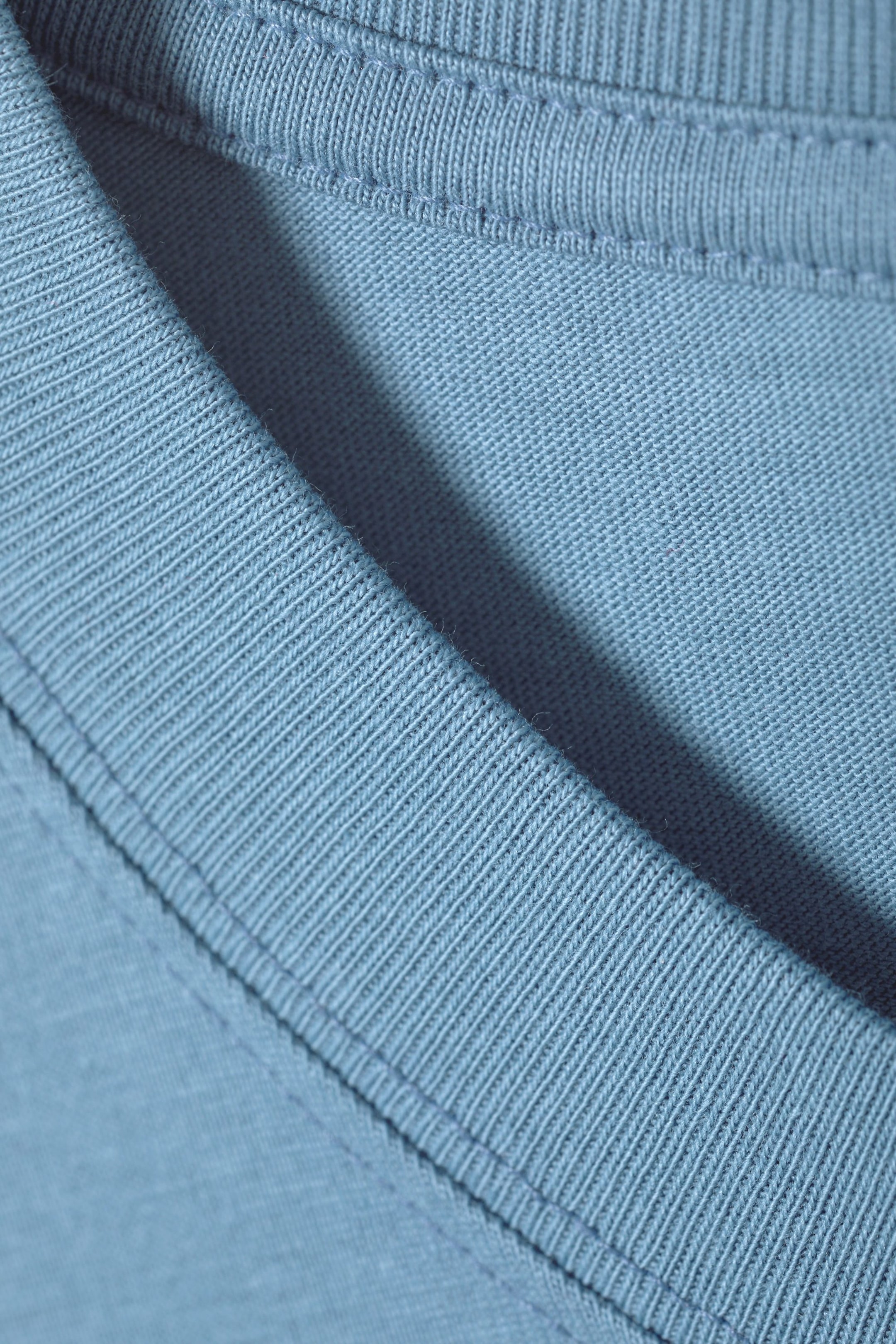 Light Blue - Relaxed Midweight T-shirt - 0