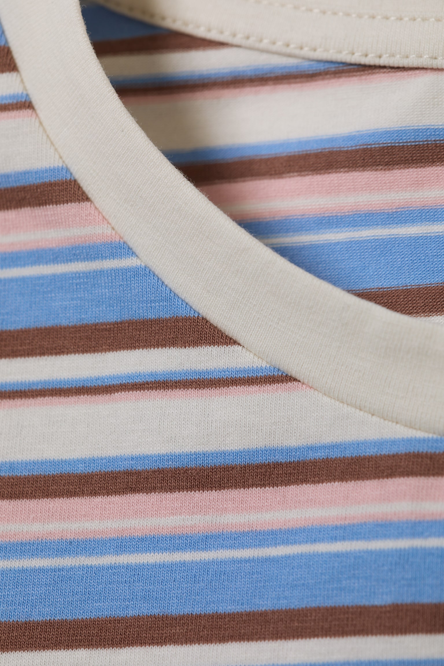 Tight Mini póló - Kék/rózsaszín többcsíkos/Fekete/Szürke melanzs/Tengerészkék/zöld csíkos/Fehér - 4