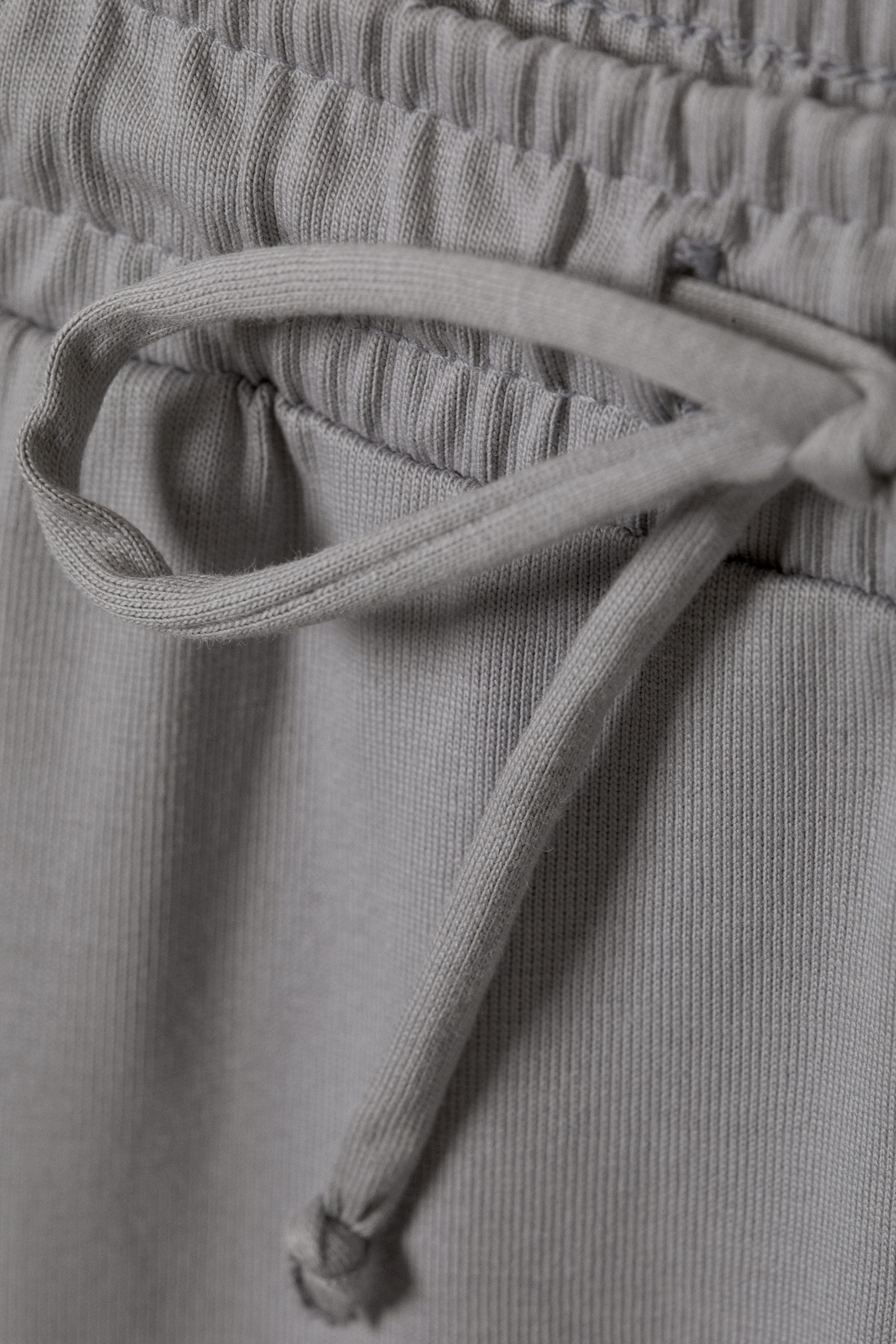 Grå - Sweatpants med lös passform och vida ben i bomull - 2