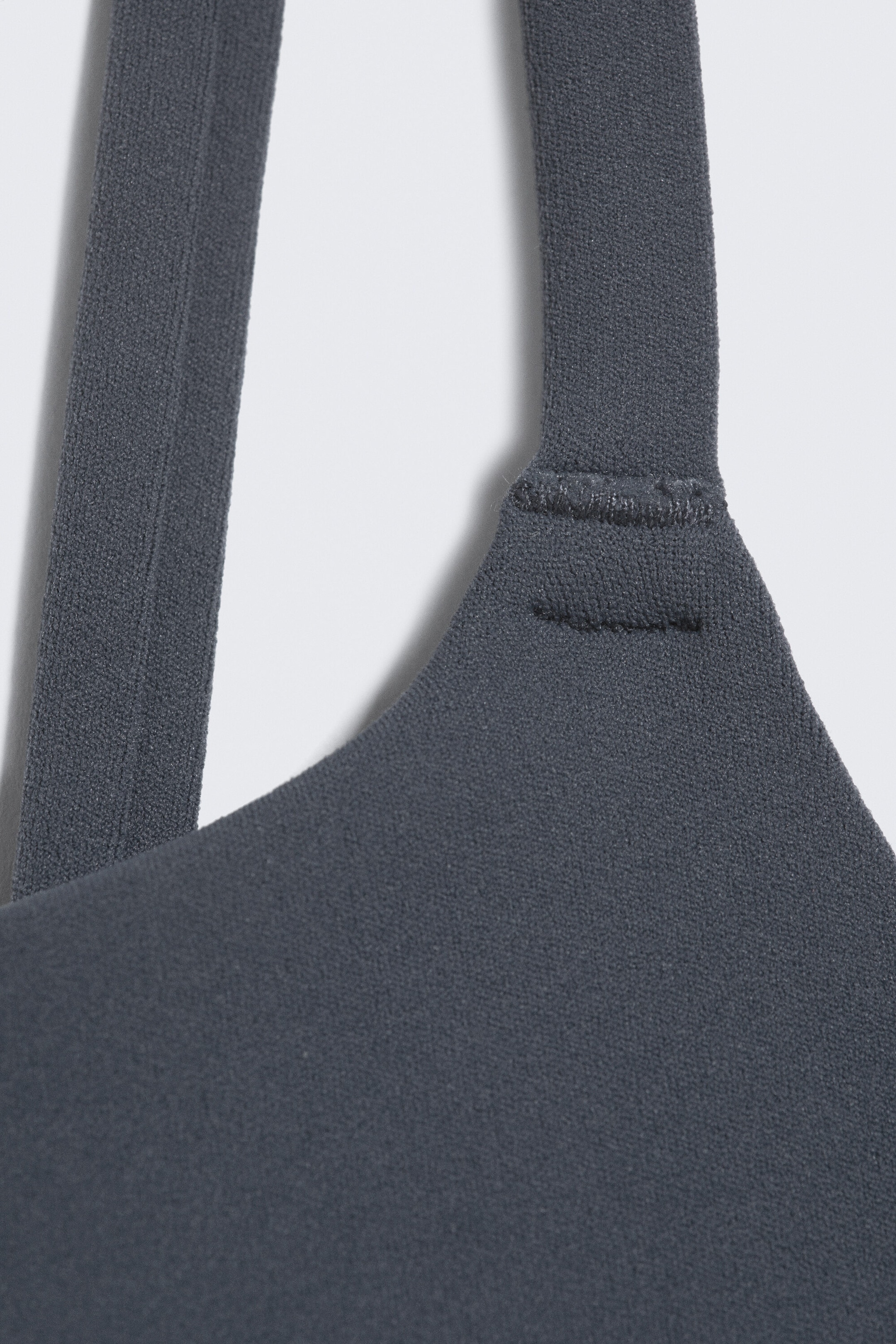 Marinblå - Sporttopp med band - 5