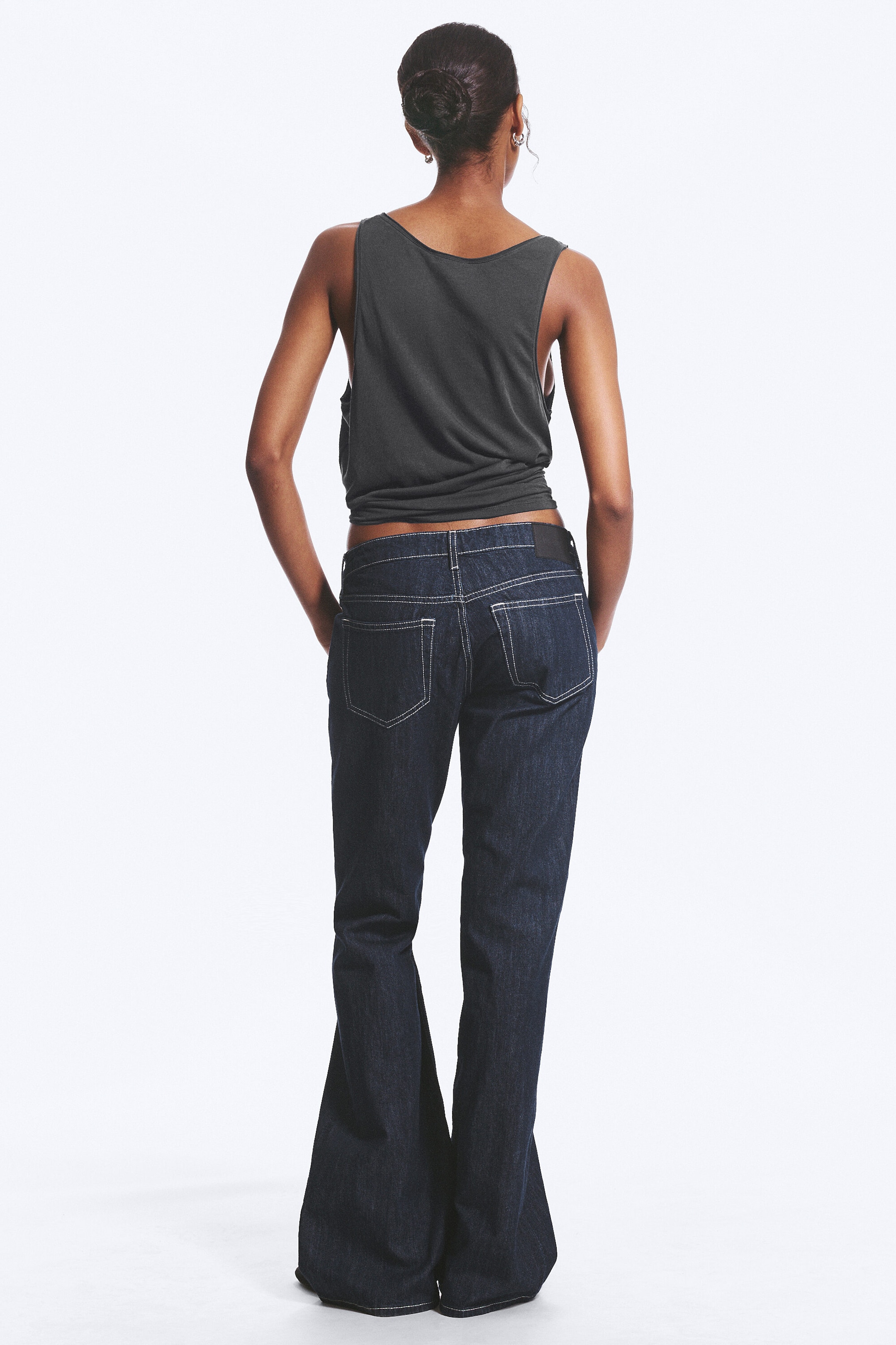 Blue Rinse – Donkerblauw - Nova Low Rise Slim Bootcut Jeans - 3