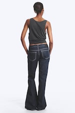 Blue Rinse – Donkerblauw - Nova Low Rise Slim Bootcut Jeans - 3