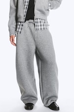 Gris chiné - Pantalon de jogging en scuba Cody - 1