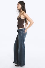 Tune Blue - Dunkelblau - Willow Low Waist Loose Flared Jeans - 3