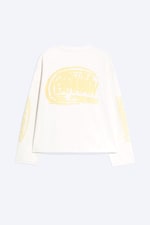 Dusty White - Logo Bundle - Great Boxy Graphic Long Sleeve T-shirt - 1