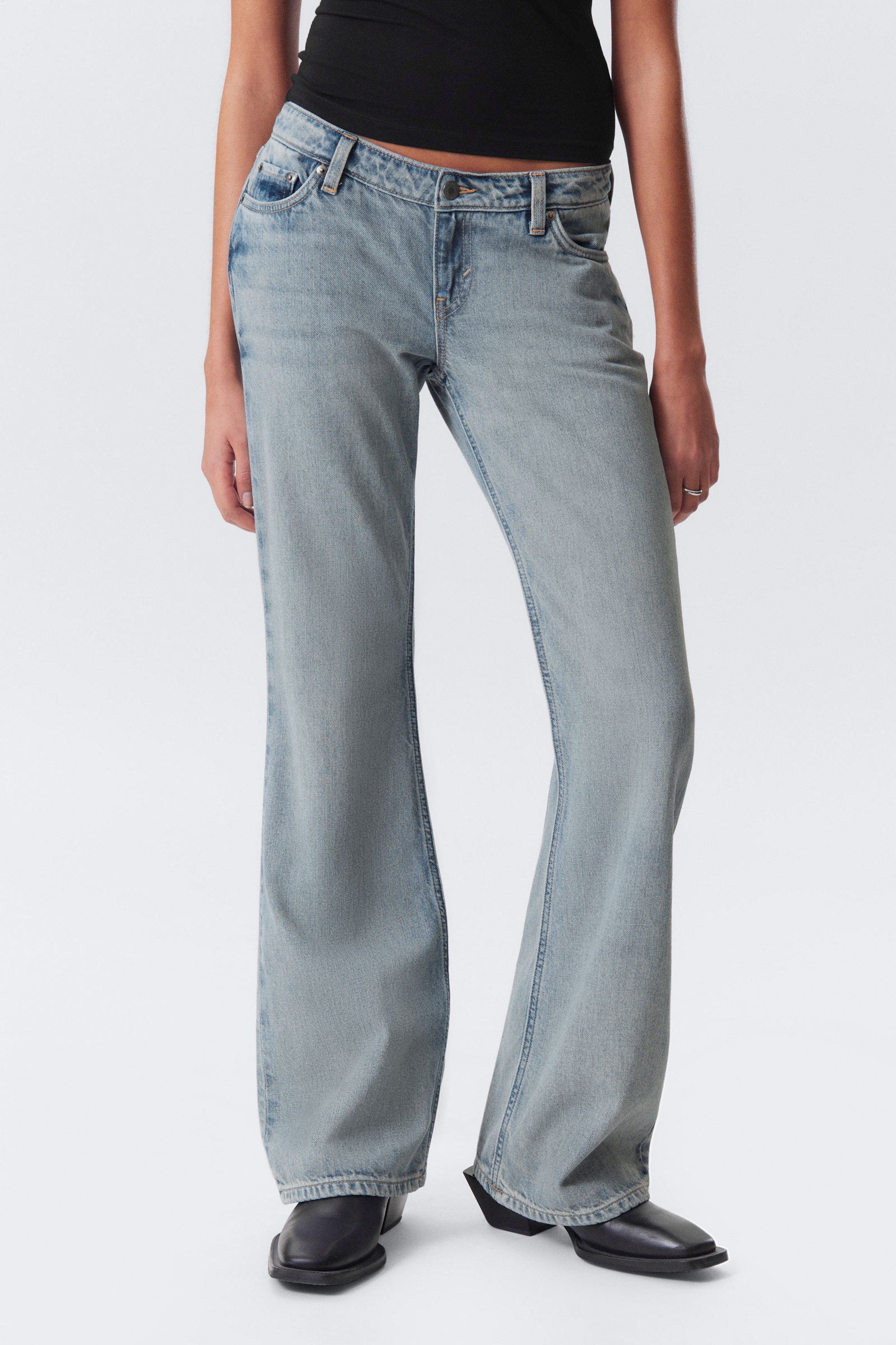 #8898AC - Nova Low Rise Slim Bootcut Leg Jeans - 2