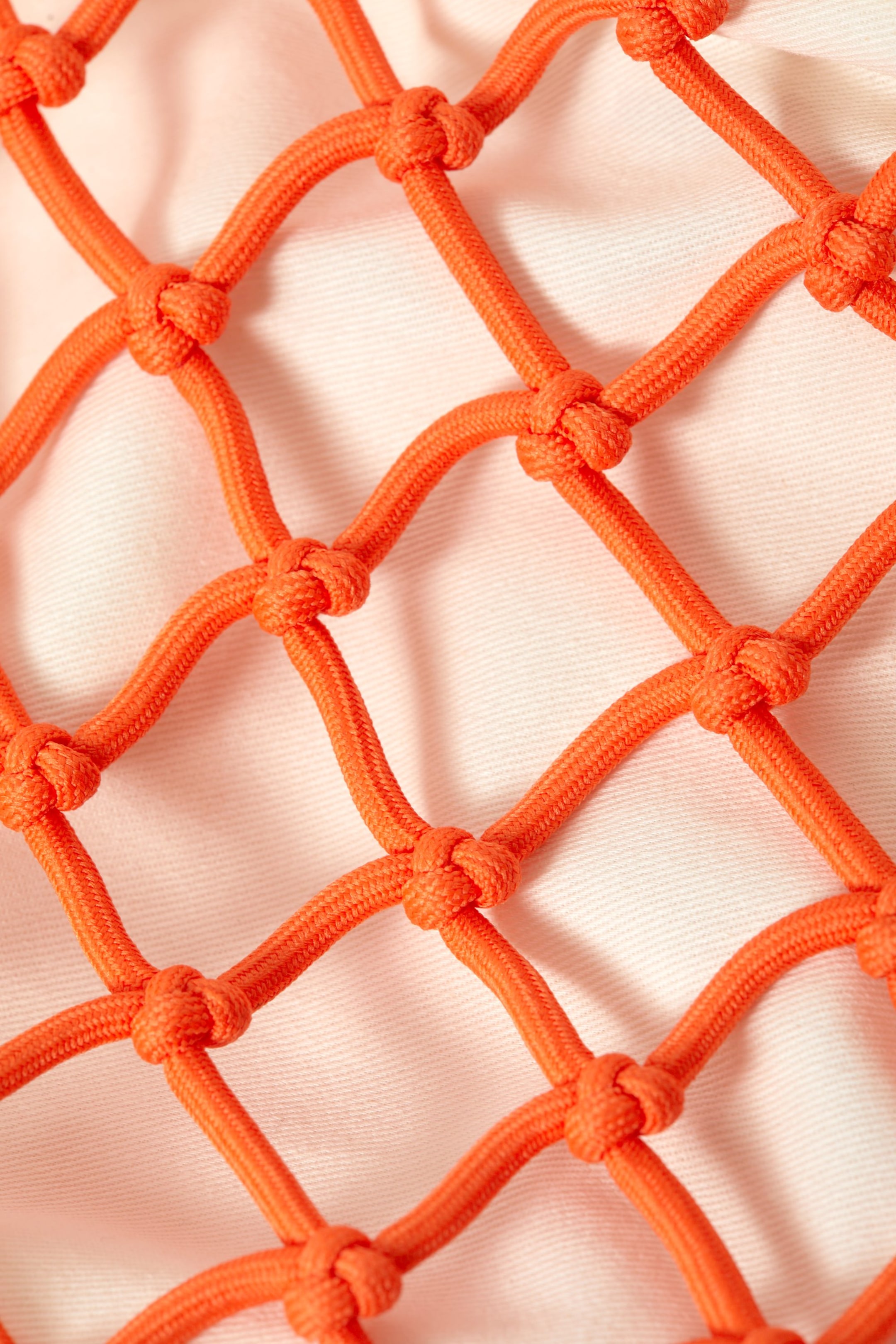 Orange & white - NomiNetHandbag - 2
